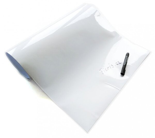 Pieris design Bílá samolepící tabulová folie na fixy 137 cm