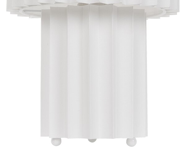 Stolní lampa ALFEIOS Len Bílá