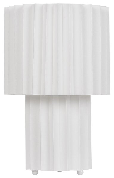 Lněná stolní lampa bílá ALFEIOS