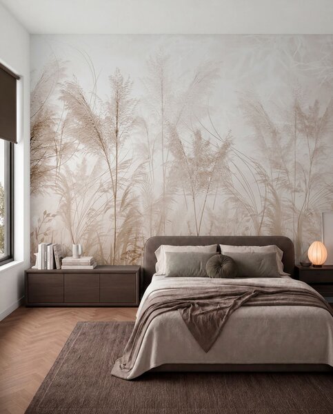 Fototapety Vysoké rostliny v pastelových barvách, Fototapety dětské, u93903d2 : uwalls.cz