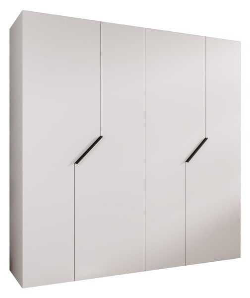 Šatní skříň Alaris 1 200 (bílá + černá). Akce -20%