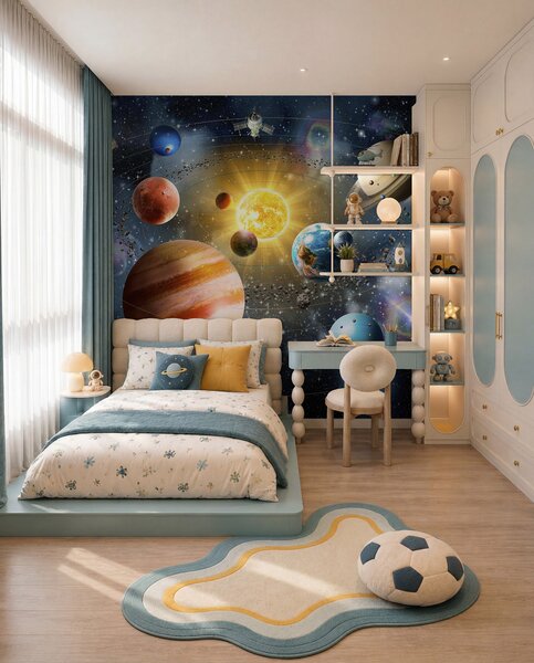 Fototapety Fascinující vesmír, sluneční soustava, Fototapety designové, u97222d1 : uwalls.cz