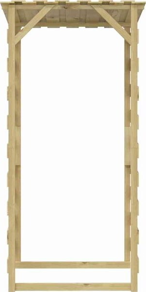 VidaXL Pergola se střechou 100 x 90 x 200 cm impregnované borové dřevo [318380]