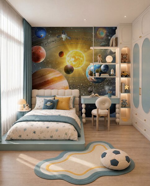 Fototapety Fascinující vesmír, sluneční soustava, Fototapety designové, u97222d2 : uwalls.cz