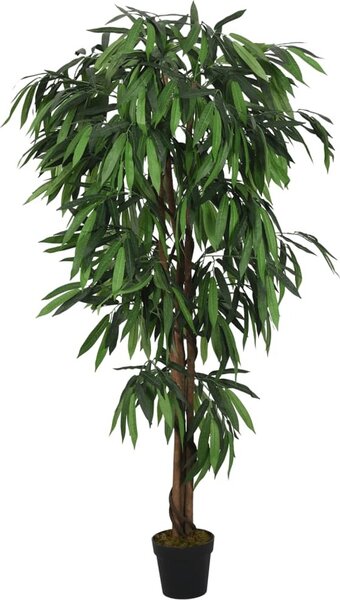 VidaXL Umělý mangovník 900 listů 180 cm zelený [359033]