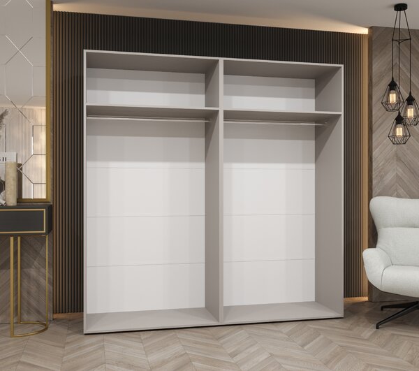 Šatní skříň Alaris 1 200 (černá). Akce -20%