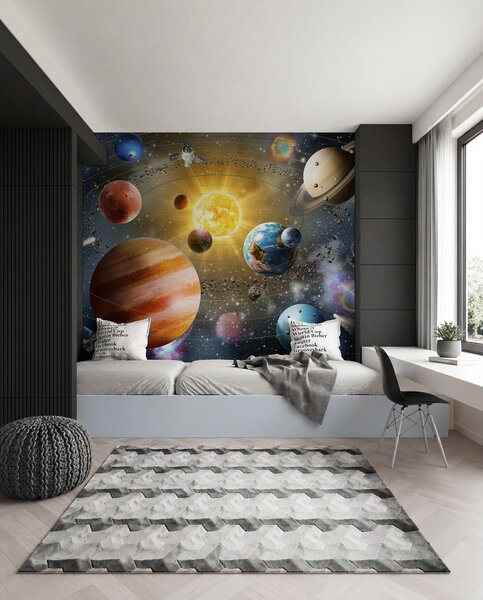 Fototapety Fascinující vesmír, sluneční soustava, Fototapety designové, u97222d2 : uwalls.cz
