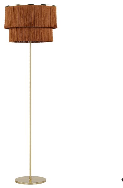 Stojací lampa PERISTERI Kov Hnědá