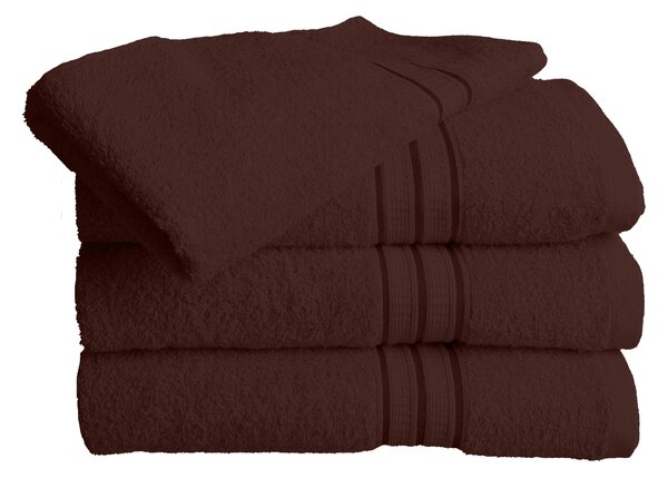 Aaryans Froté ručník Stella, tmavě hnědý , 50x100 cm
