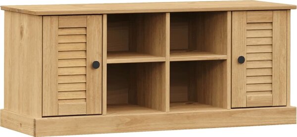 VidaXL Lavice s botníkem VIGO 106x35x45 cm masivní borové dřevo [353178] Barva: Bílá
