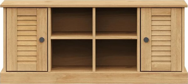 VidaXL Lavice s botníkem VIGO 106x35x45 cm masivní borové dřevo [353178] Barva: Bílá