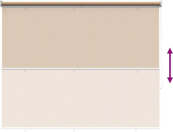 VidaXL Venkovní roletová žaluzie 90 % blokování UV 160 x 230 cm [43430] Barva: Modrá