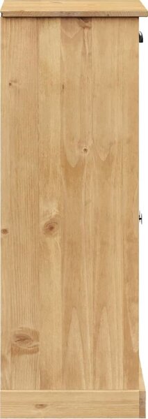 VidaXL Botník VIGO 60 x 35 x 96 cm masivní borové dřevo [353167] Barva: Hnědá