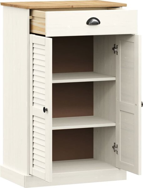 VidaXL Botník VIGO 60 x 35 x 96 cm masivní borové dřevo [353167] Barva: Hnědá