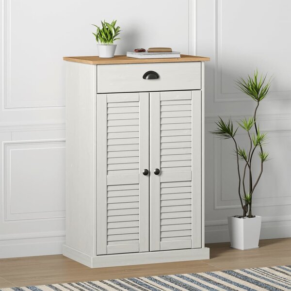 VidaXL Botník VIGO 60 x 35 x 96 cm masivní borové dřevo [353167] Barva: Hnědá