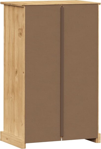 VidaXL Botník VIGO 60 x 35 x 96 cm masivní borové dřevo [353167] Barva: Hnědá