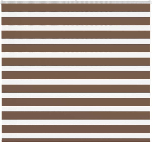 VidaXL Zebra roleta 155x150cm šířka látky 150,9cm polyester [4014766] Barva: světle šedá