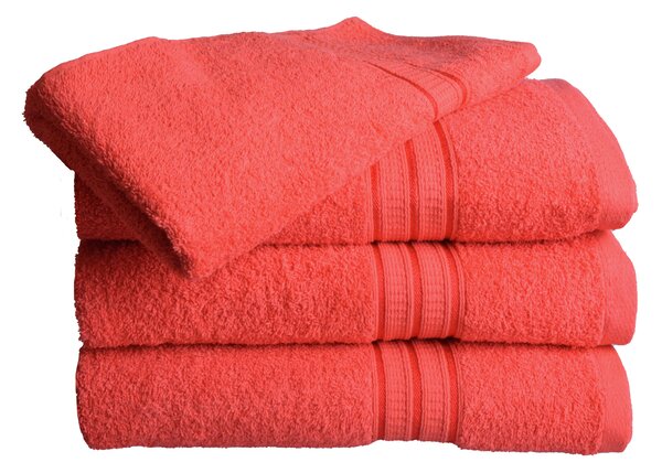 Aaryans Froté ručník Stella červený , 50x100 cm
