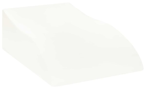 VidaXL Polštář na nohy 68 x 41 x 24 cm PU pěna [42020184] Barva: Bílá