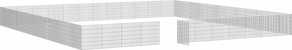 VidaXL Ohrádka pro zvířata 48 panelů 54 x 60 cm pozinkované železo [3321346]