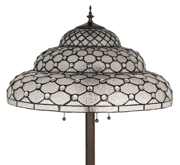 Clayre eff Stojací lampa Tiffany Pérolas