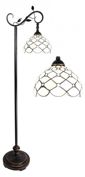 Clayre eff Stojací lampa Tiffany Campanule