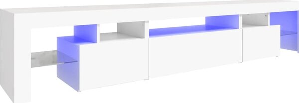 VidaXL TV skříňka s LED osvětlením 215x36,5x40 cm [3152794] Barva: Betonová šedá