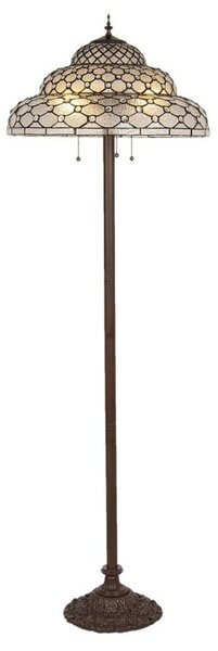 Clayre eff Stojací lampa Tiffany Pérolas