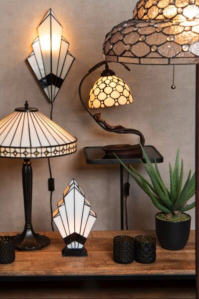 Clayre eff Stojací lampa Tiffany Pérolas