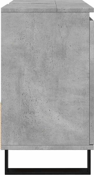 VidaXL Koupelnová skříňka pod umyvadlo šedá 65 x 33 x 60 cm kompozit [857228]