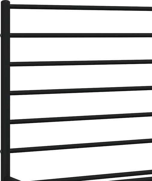 VidaXL Kovový rám postele s čelem 160 x 200 cm [352371] Barva: Bílá