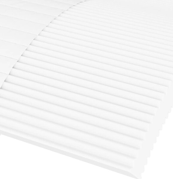 VidaXL Pěnová matrace bílá 200 x 220 cm tvrdost H2 H3 [4016645]