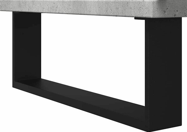 VidaXL Koupelnová skříňka pod umyvadlo šedá 65 x 33 x 60 cm kompozit [857228]