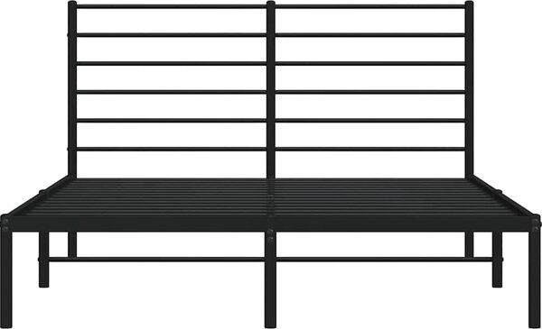 VidaXL Kovový rám postele s čelem 160 x 200 cm [352371] Barva: Bílá