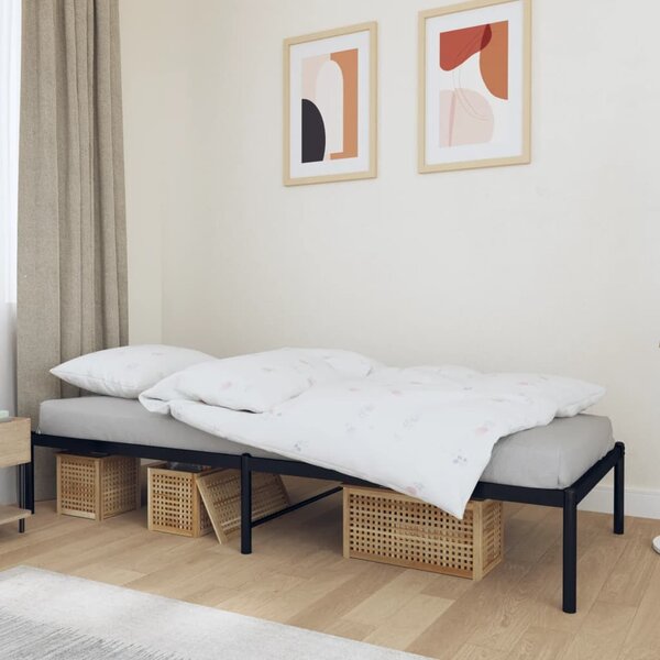VidaXL Kovový rám postele 80 x 200 cm [350837] Barva: Černá
