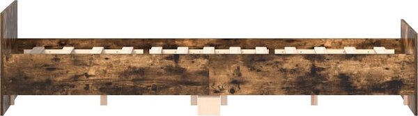 VidaXL Rám postele bez matrace 120x190 cm kompozitní dřevo [3203777] Barva: dub sonoma