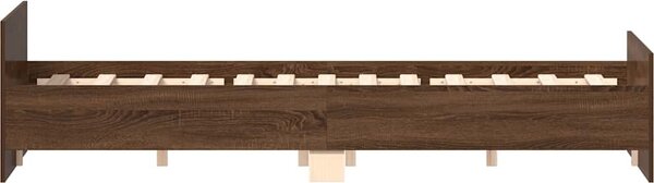 VidaXL Rám postele bez matrace 120x190 cm kompozitní dřevo [3203777] Barva: dub sonoma