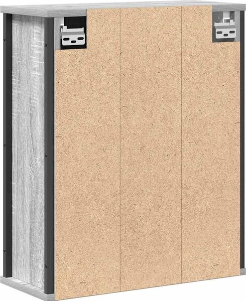 VidaXL Koupelnová nástěnná skříňka se zrcadlem 60x21x60 cm [861905] Barva: hnědý dub