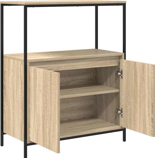 VidaXL Koupelnová skříňka s policemi 76,5x35x95 cm [861918] Barva: Černý dub