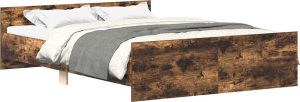 VidaXL Rám postele bez matrace 120x190 cm kompozitní dřevo [3203777] Barva: dub sonoma