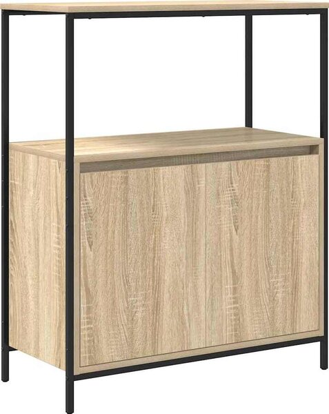 VidaXL Koupelnová skříňka s policemi 76,5x35x95 cm [861918] Barva: Černý dub