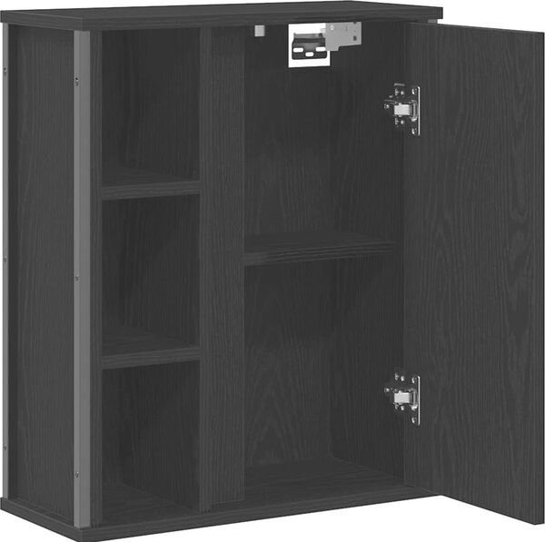 VidaXL Koupelnová nástěnná skříňka se zrcadlem 60x21x60 cm [861905] Barva: hnědý dub