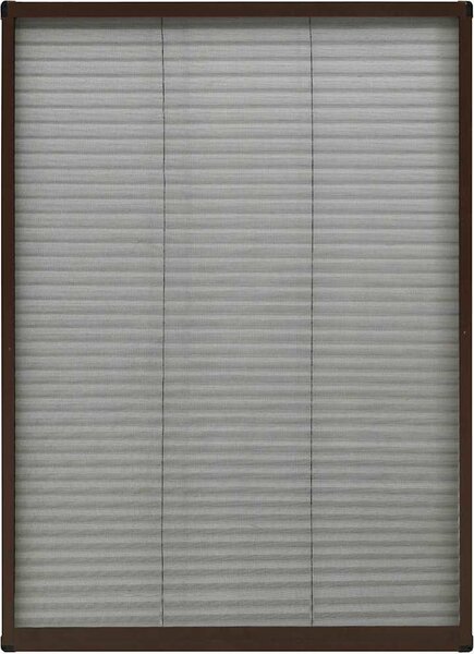 VidaXL Plisovaná okenní síť proti hmyzu hliník 80 x 120 cm [148665] Barva: Bílá