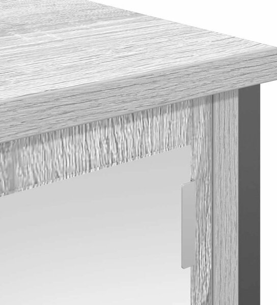 VidaXL Koupelnová nástěnná skříňka se zrcadlem 60x21x60 cm [861905] Barva: hnědý dub