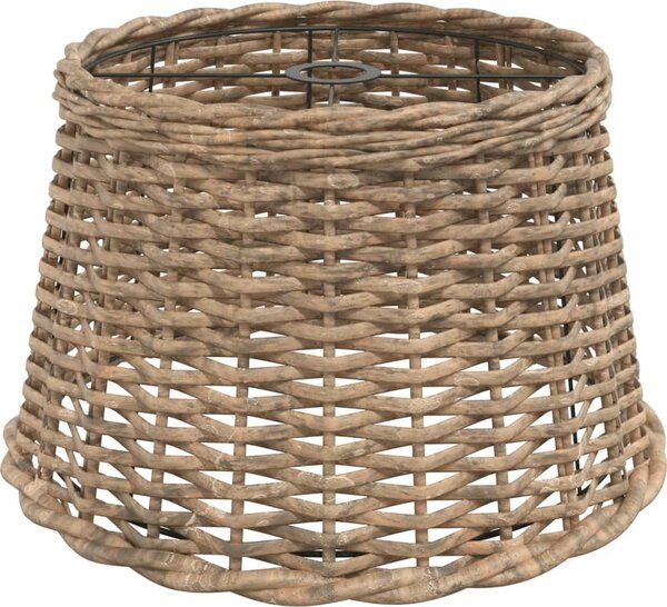 VidaXL Stínidlo na lustr Ø 45 x 28 cm proutěné [364378] Barva: Bílá