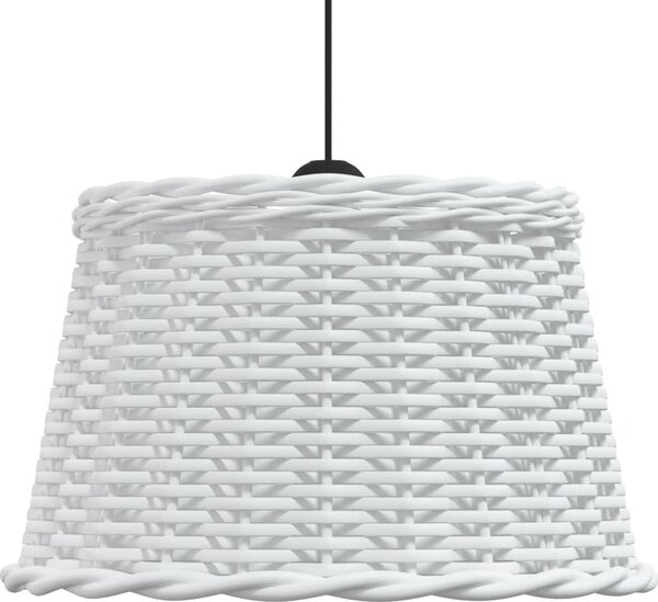 VidaXL Stínidlo na lustr Ø 45 x 28 cm proutěné [364378] Barva: Bílá