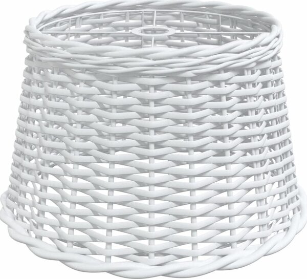 VidaXL Stínidlo na lustr Ø 45 x 28 cm proutěné [364378] Barva: Bílá