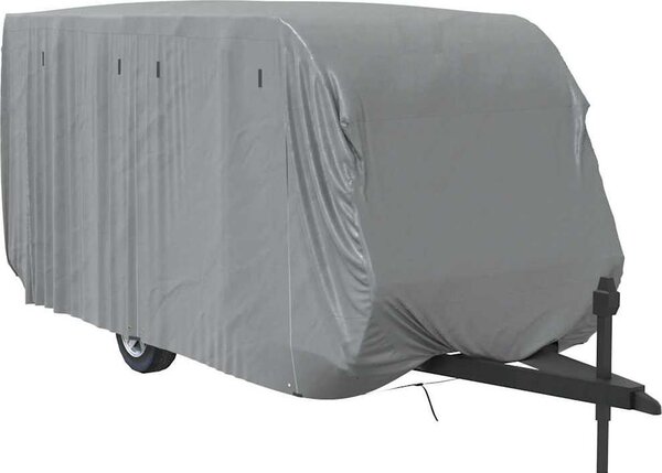 VidaXL Krycí plachta na karavan šedá 550x250x220 cm netkaná textilie [4015866]