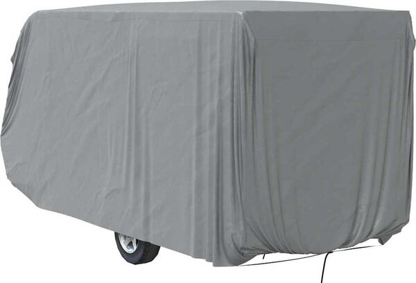 VidaXL Krycí plachta na karavan šedá 550x250x220 cm netkaná textilie [4015866]