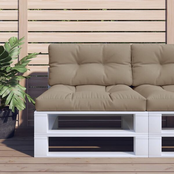 VidaXL Poduška na palety 70 x 40 x 12 cm textil [314454] Barva: Růžová